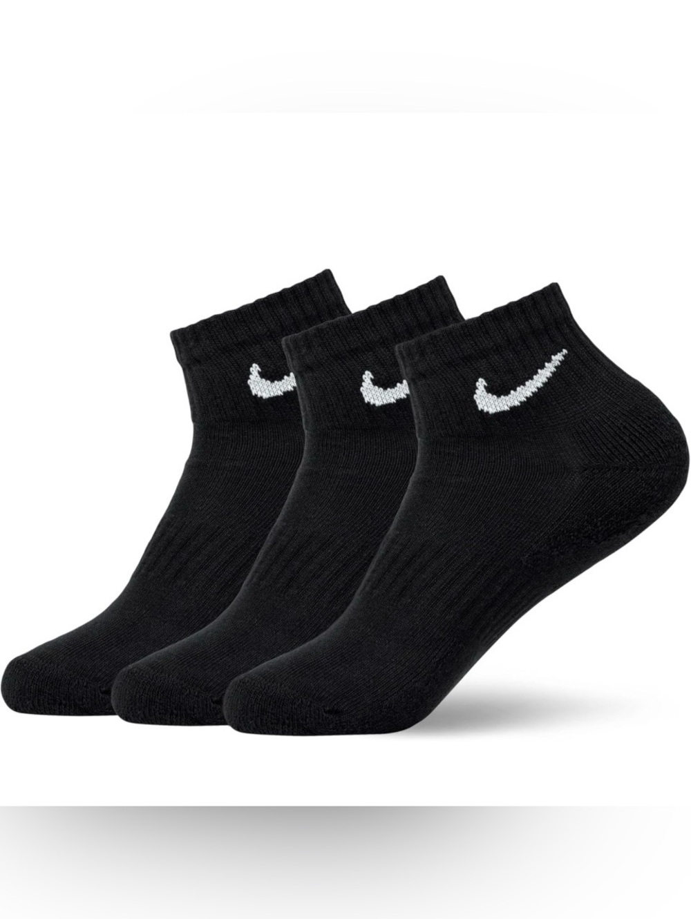 Nike Unisex Adult Everyday Cushioned Training Ankle Socks (3-Pack)